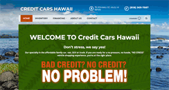 Desktop Screenshot of creditcarshawaii.net