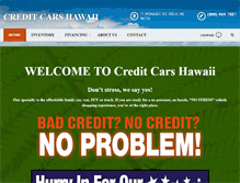 Tablet Screenshot of creditcarshawaii.net